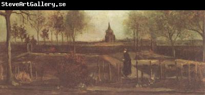Vincent Van Gogh The Parsonage Garden at Nuenen (nn04)
